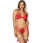 Obsessive Giftella 2-Pcs Set Red S/M