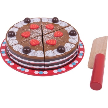 Bigjigs Toys Chocolate Cake играчка за подреждане 3y+