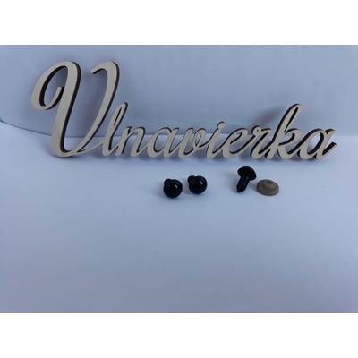 Čierne Oči s Pojistkou 10 mm