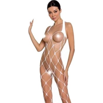 Passion Еротично мрежесто бельо "PASSION BS091 WHITE" One Size