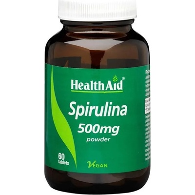 HEALTHAID Хранителна добавка Спирулина, Health Aid Spirulina 500mg 60tabs