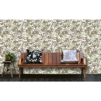 DIMEX ART s. r. o Луксозна флизелинова тапета зелено-кафяв естествен модел