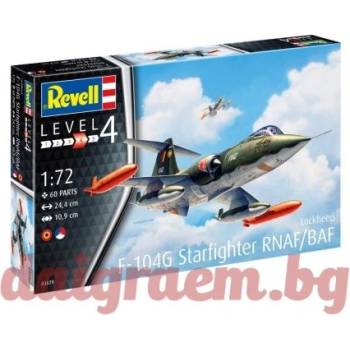 Revell Хоби модел REVELL 03879 - Lockheed F-104G Starfighter RNAF/BAF (R03879)