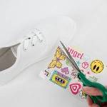 DERFORM Glow-in-the-dark shoe tattoos Vibes KIDEA