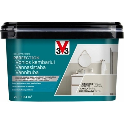 V33 Smaltovaná farba Perfection Bathroom 2 l Škoricová