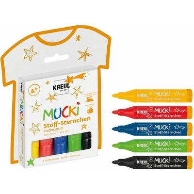 Fixky na textil Mucki Fancy Fabric 5 ks
