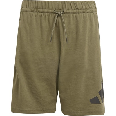 Adidas Детски къси панталони adidas Kid's Bold Knit Shorts 210 Shorts - Olive Strata / Black - размер 176 (EU) (701-3544-0315)