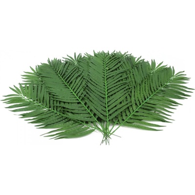 Kokosový palmový list střední, 110 cm, 12 ks