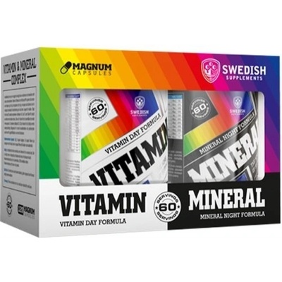 Swedish Supplements Vitamin+Mineral Complex 60 dávok