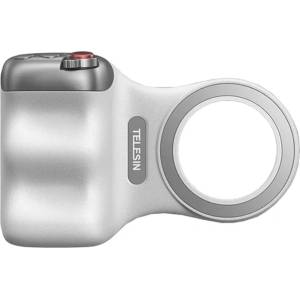 TELESIN Магнитна ръкохватка Telesin MagSafe Fun Shot Grip2 бяла (P5-MP-001WH)
