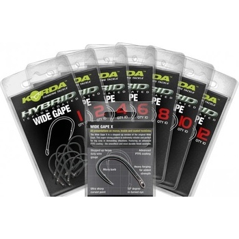 Korda s protihrotem Wide Gape vel.6 10 ks