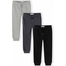 Minoti tepláky slim-fit s elastickým pásom a sťahovacou šnúrkou 3pack 29FLEECE287