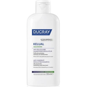 Ducray Kelual Squanorm Regulating Treatment Shampoo Oily Dandruff шампоан против мазен пърхот 200ml