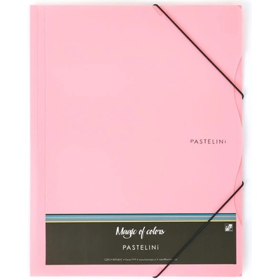 Папка PP с ластик A4 Karton Pastelini Розов (A4)