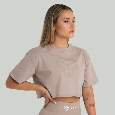 GymBeam STRIX Дамки CropTop Taupe XL