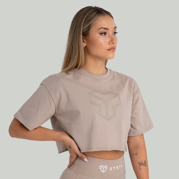 GymBeam STRIX Дамки CropTop Taupe XL