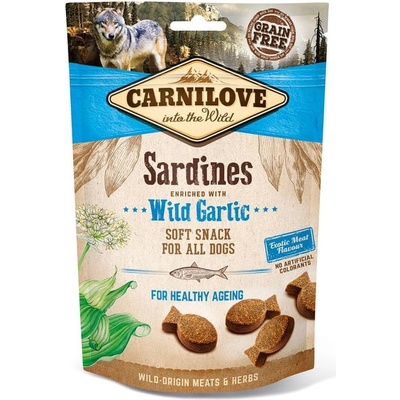 Carnilove Dog Semi Moist Sardines enriched with Wild garlic 3 x 200 g