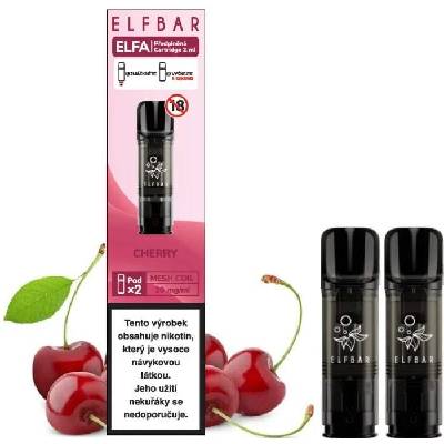 Elf Bar ELFA Pods cartridge 2Pack - 20mg (Předplněné cartridge Elf Bar ELFA obsahují 2ml liquidu o síle nikotinu 20mg)