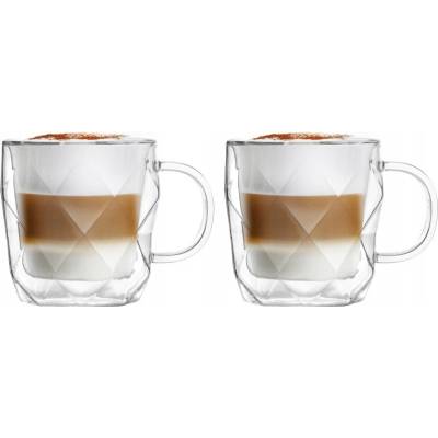 Vialli Design Sklenice na kávu a čaj 2 x 330 ml