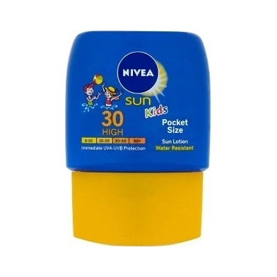 Nivea Sun Kids kapesní mléko na opalování SPF30 50 ml