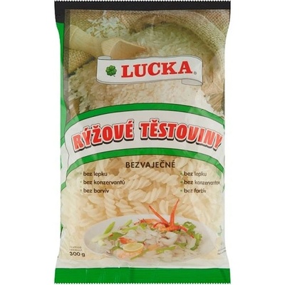Lucka Vrútky ryžové cestoviny bezvaječné 300 g