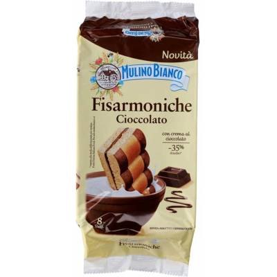 Mulino Bianco Fisarmoniche s čokoládou 296 g