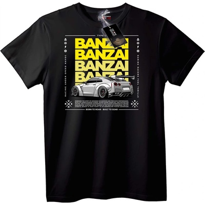 NOONEBRAND Тениска Banzai Racing - 2XL, Black