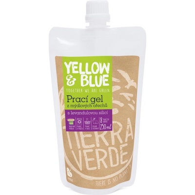 Tierra Verde prací gel z mýdlových ořechů levandule 250 ml
