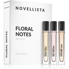 NOVELLISTA Floral Notes NOVELLISTA Crazy Rich parfémovaná voda 10 ml + NOVELLISTA Silk Destiny parfémovaná voda 10 ml + NOVELLISTA Couture Chic parfémovaná voda 10 ml