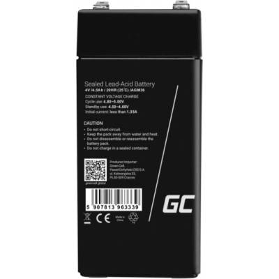 Green Cell AGM36 UPS battery VRLA AGM 4 V 4.5 Ah (AGM36)