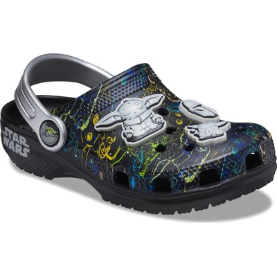 Crocs Classic Grogu Clog dětské nazouváky K Black