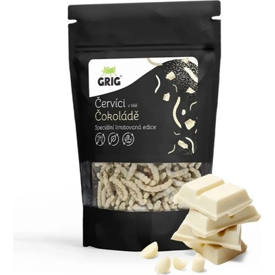 Grig Křupaví červíci v Bílé čokoládě 35 g