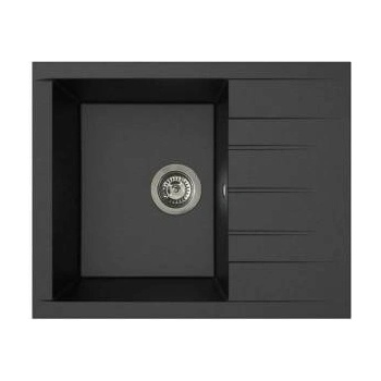 Stradour Мивка с едно корито и отцедник Stradour 1C XS Черен