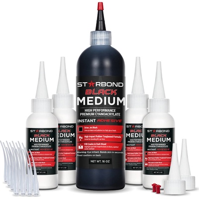 Starbond Black Medium KE-150 černé vteřinové lepidlo 473 ml