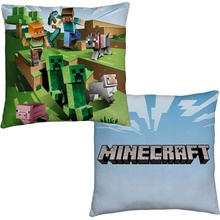 Halantex Oboustranný polštář Minecraft Farma 40x40
