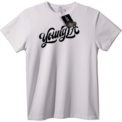 NOONEBRAND Тениска Young Script Черна - 3XL, Black