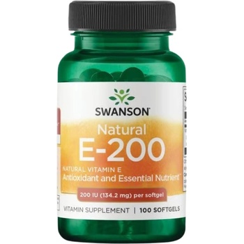 Swanson Natural E-200 [100 Гел капсули]
