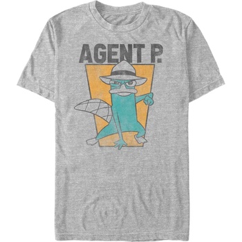 ZOOT. Fan Мъжка тениска сив Мелиерт Мъжка тениска Дисни Класика Агент П ZOOT. Fan | Siv | МЪЖЕ | L