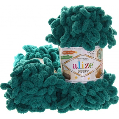 Alize Puffy smaragdová 847