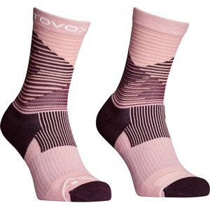 Ortovox Дамски туристически чорапи Ortovox Women's All Mountain Mid Socks Merino socks - Dawn Rose - размер 42-44 (EU) (201-7478-0513)