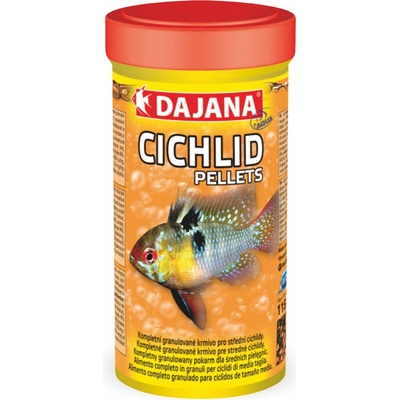 Dajana Cichlid pellets granulát 2 mm, 250 ml