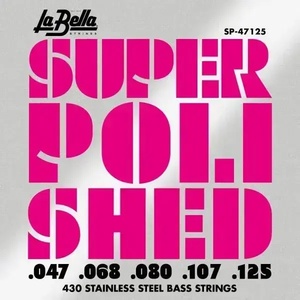 La Bella SP-47125 Super Polished 5 47-125 Струни за 5-струнна бас китара