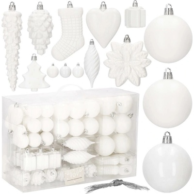 SPRINGOS A0839 C Vianočné ozdoby na stromček 101 ks