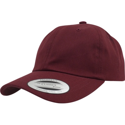 Flexfit Flexfit 6245CM bavlněná keprová 6 panelová COT55624508299-maroon Kaštanová