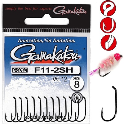 Gamakatsu F11-2SH Hook vel.10 12 ks