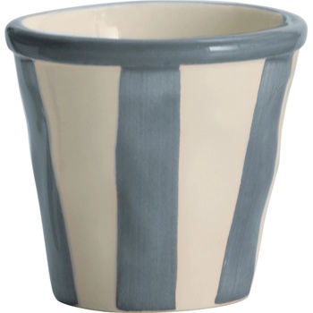 Zafferano Чаша халба Lido Righe раирана 70 мл сива (RIG0009)