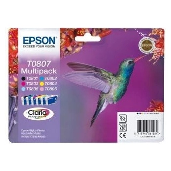 Epson T08074011 T0807 оригинален комплект касети (C13T08074011)