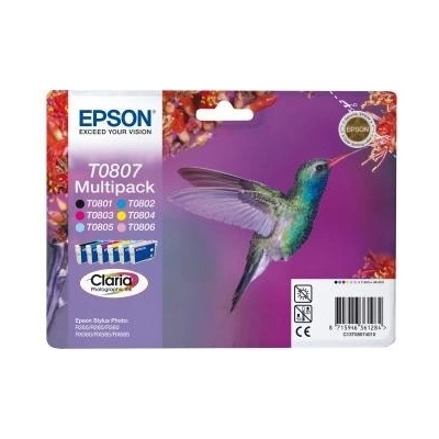 Epson T08074011 T0807 оригинален комплект касети (C13T08074011)