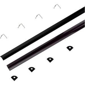 V-TAC АЛУМИНИЕВ ПРОФИЛ ЗА led ЛЕНТА ЪГЛОВ 2М 15.8x15.8mm ЧЕРЕН v-tac (3800157677202)