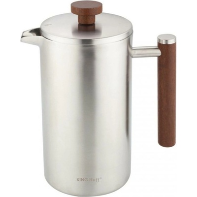 KingHoff Nerezový French Press 1000ml , konvička, kávovar KH-1995 – Hledejceny.cz